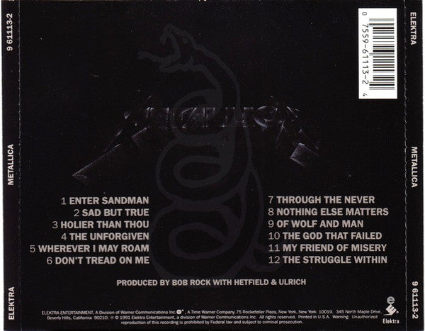Metallica : Metallica (CD, Album, RE, RP)