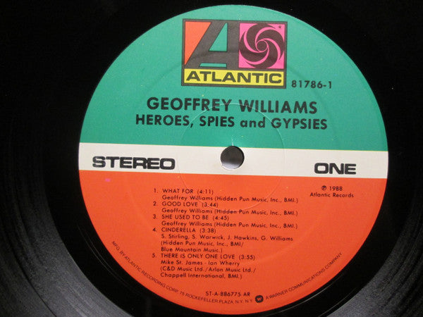Geoffrey Williams : Heroes, Spies And Gypsies (LP, Album)