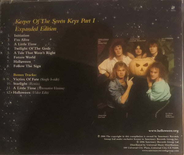 Helloween : Keeper Of The Seven Keys (Part I) (CD, Album, RE, RM, Exp)