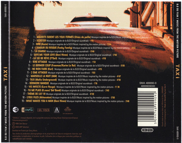 Various : Taxi - B.O. Du Film / Music From The Motion Picture (CD, Album)