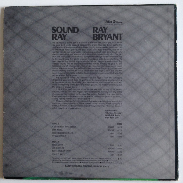 Ray Bryant : Sound Ray (LP, Album)