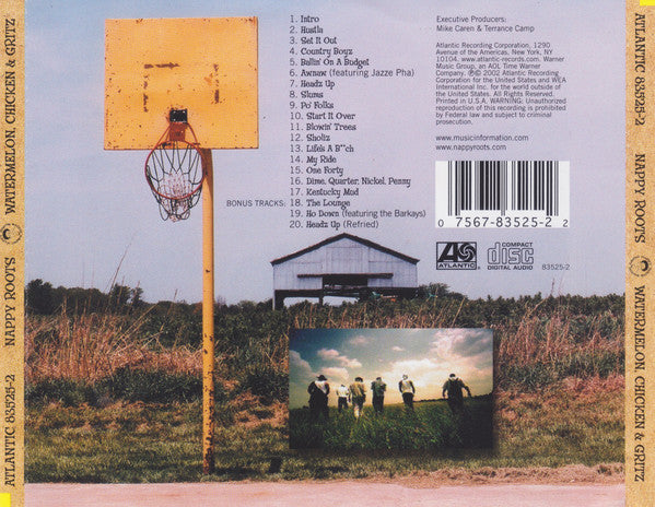 Nappy Roots : Watermelon, Chicken & Gritz (CD, Album, Cle)