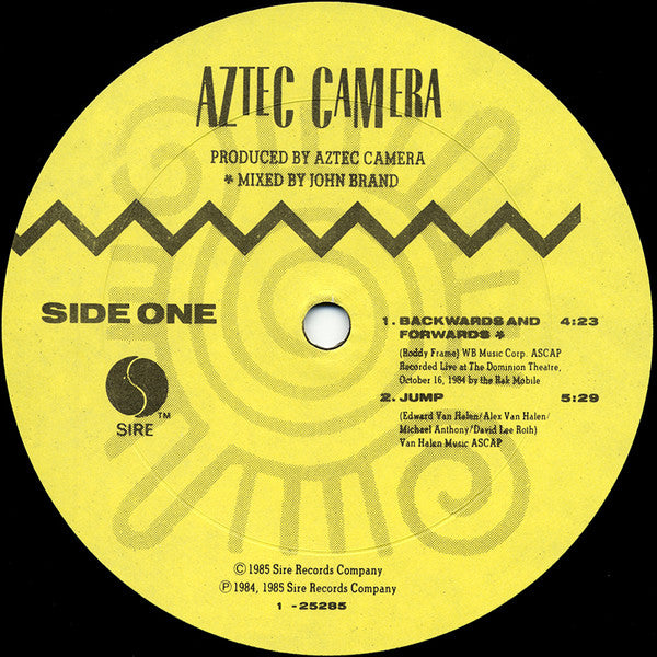 Aztec Camera : Backwards And Forwards (10", EP)