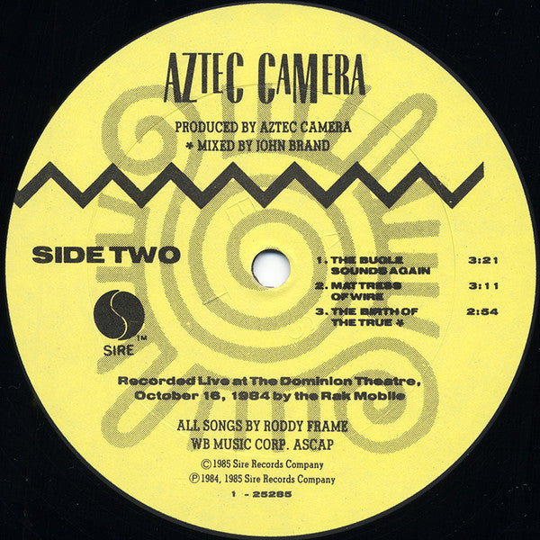 Aztec Camera : Backwards And Forwards (10", EP)