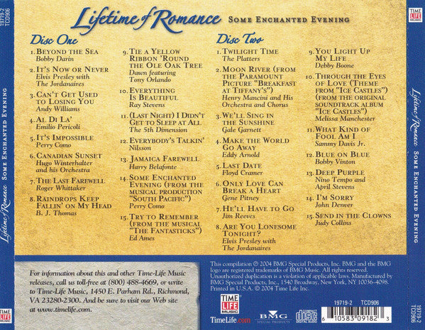Various : Lifetime Of Romance - Some Enchanted Evening (2xCD, Comp)