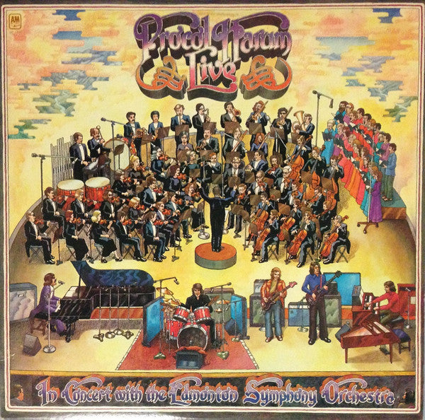 Procol Harum In Concert With The Edmonton Symphony Orchestra : Live (LP, Album, RE, Mon)