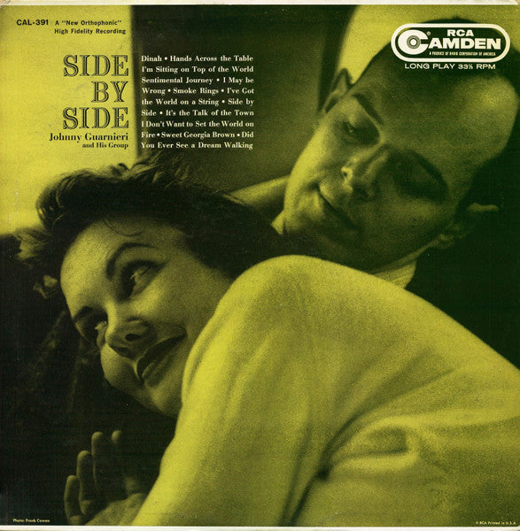Johnny Guarnieri And His Group : Side By Side (LP, Album, Mono)