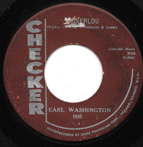 Earl Washington : Miserlou (7", Single)