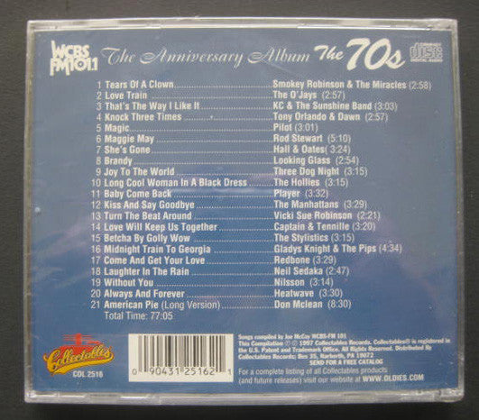 Various : Various ‎– WCBS FM 101.1 25th Anniversary, Limited Edition: The 70's - Silver Anniversary Edition (CD, Comp, Lim)