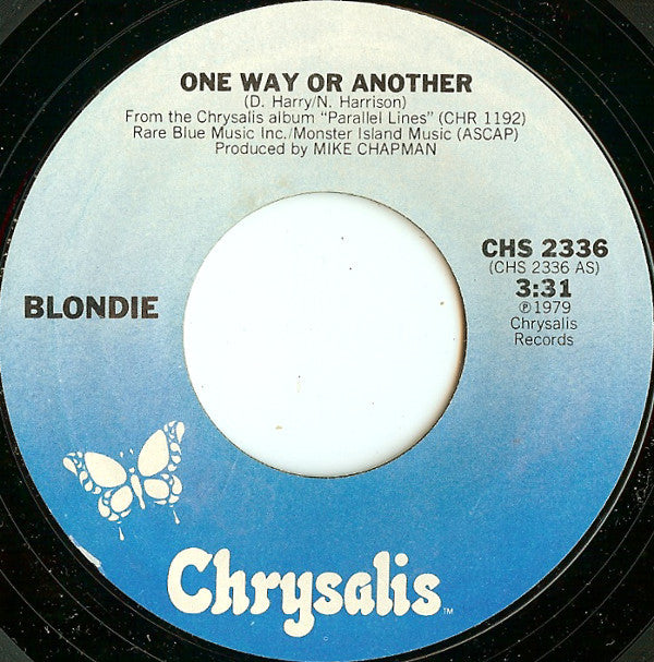 Blondie : One Way Or Another (7", Single, Styrene, Pit)