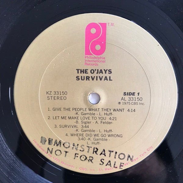 The O'Jays : Survival (LP, Album, San)