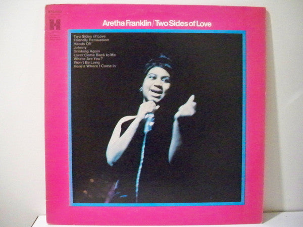 Aretha Franklin : Two Sides Of Love (LP, Comp, Bla)