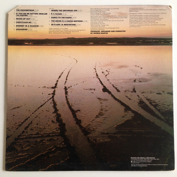 Jimmy Webb : El Mirage (LP, Album, Mon)