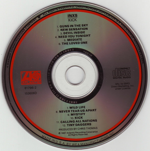 INXS : Kick (CD, Album, Club, RE, BMG)