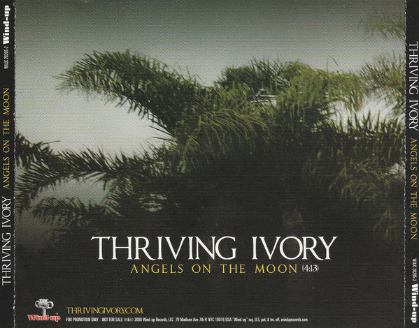 Thriving Ivory : Angels On The Moon (CD, Single, Promo)