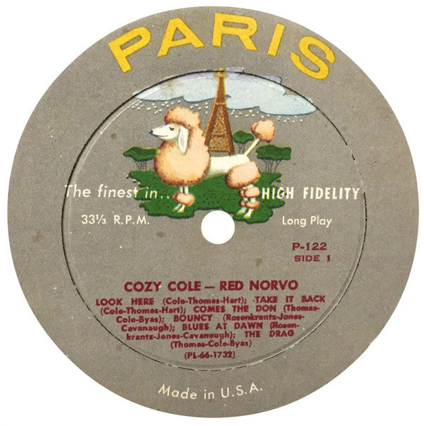 Cozy Cole : Cozy Cole And His All-Stars Featuring Red Norvo, Don Byas & Clyde Hart (LP, RE)