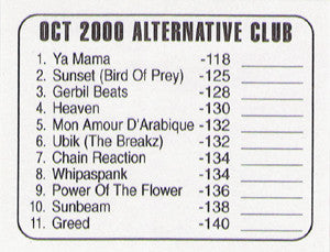 Various : Promo Only Alternative Club October 2000 (CD, Comp, Promo)