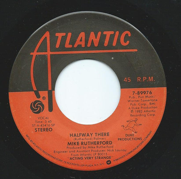Mike Rutherford : Halfway There (7", Single)