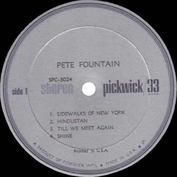 Pete Fountain : Pete Fountain (LP, Comp, Mono, M/Print, Ele)