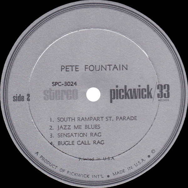 Pete Fountain : Pete Fountain (LP, Comp, Mono, M/Print, Ele)