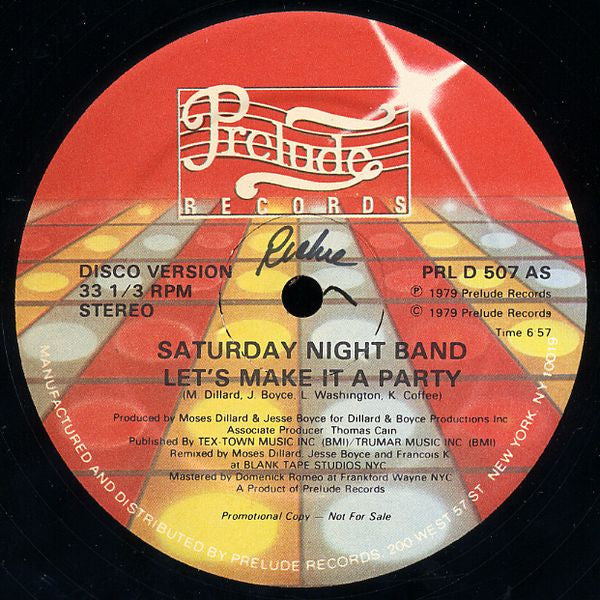Saturday Night Band : Keep Those Lovers Dancing (2x12", Album, Promo)