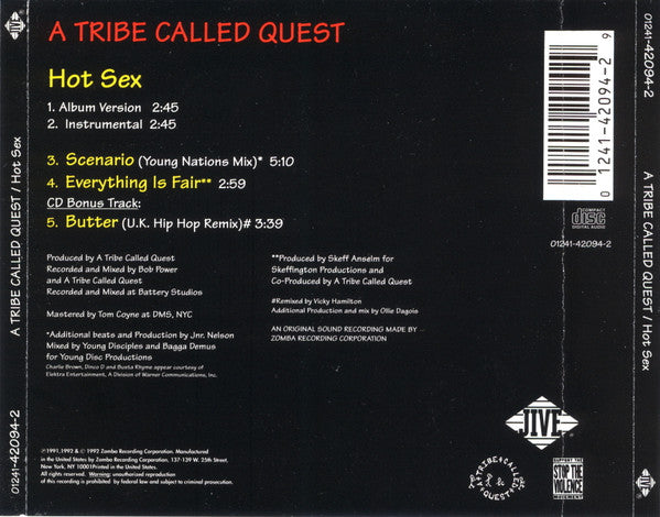 A Tribe Called Quest : Hot Sex (CD, Maxi)