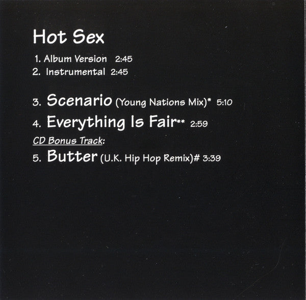 A Tribe Called Quest : Hot Sex (CD, Maxi)