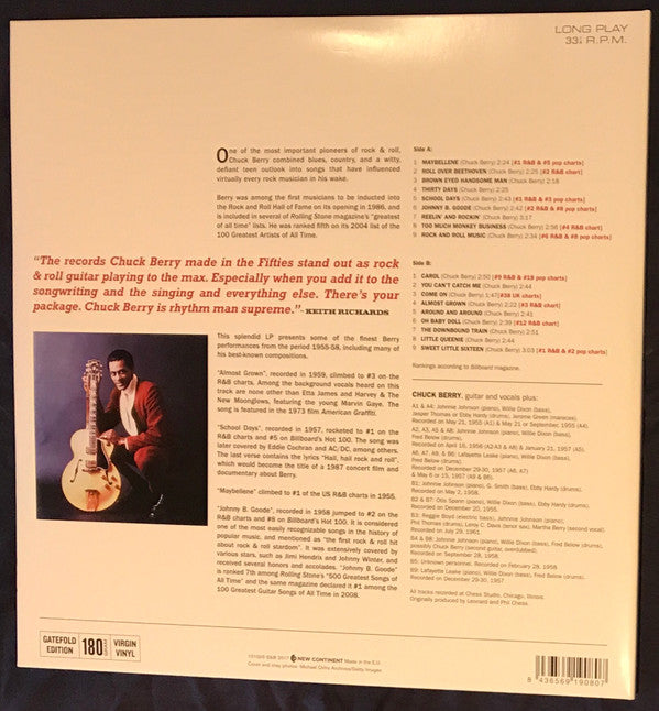 Chuck Berry : The Hits (LP, Comp, Ltd, Gat)
