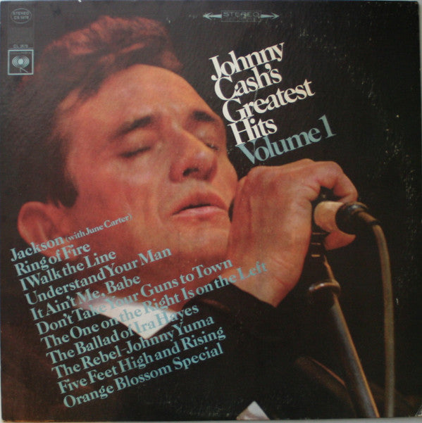 Johnny Cash : Johnny Cash's Greatest Hits (Volume 1) (LP, Comp, Ter)