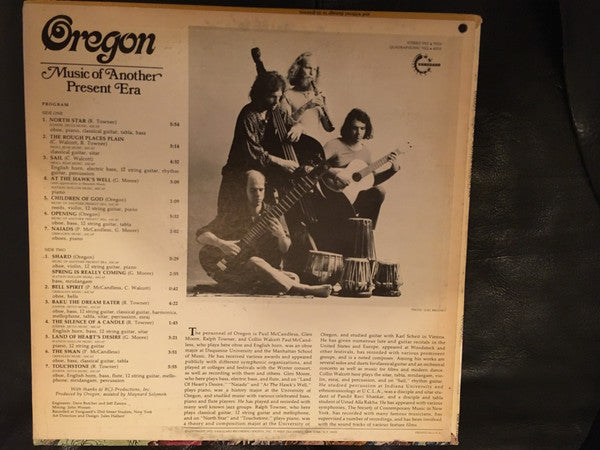 Oregon : Music Of Another Present Era (LP, Album, Promo)