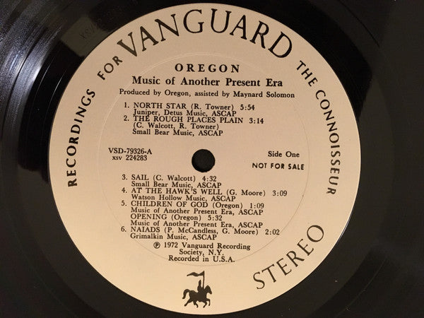 Oregon : Music Of Another Present Era (LP, Album, Promo)