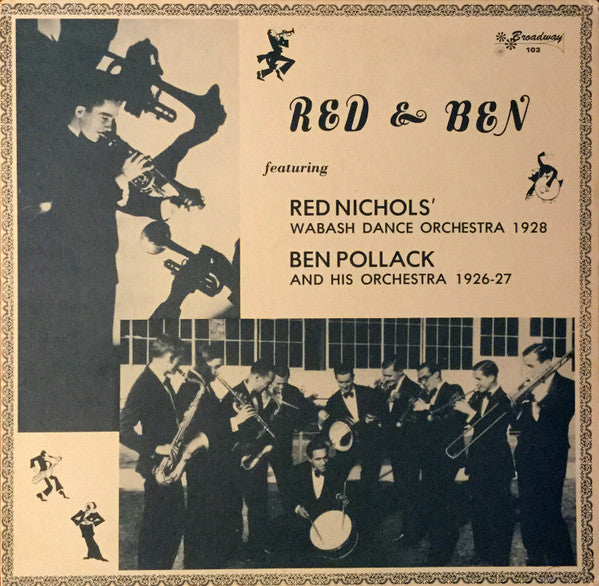 Ben Pollack, Red Nichols, The Wabash Dance Orchestra : Red & Ben (LP, Album, Comp, Mono)