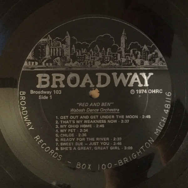 Ben Pollack, Red Nichols, The Wabash Dance Orchestra : Red & Ben (LP, Album, Comp, Mono)