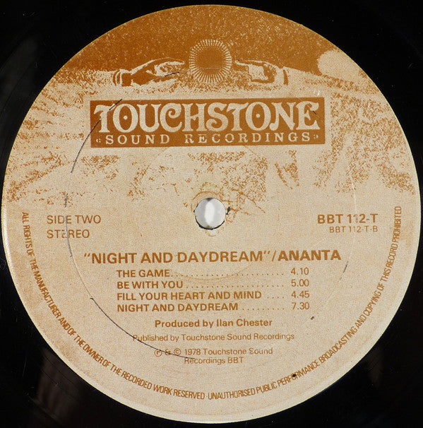 Ananta : Night And Daydream (LP, Album, Promo)