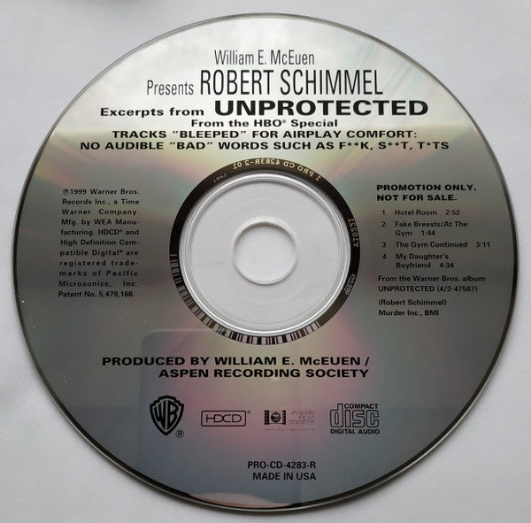 Robert Schimmel : Excerpts From Unprotected (HDCD, Promo)