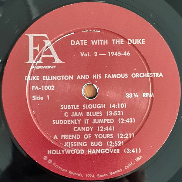 Duke Ellington And His Orchestra : A Date With The Duke Vol. 2 (LP)