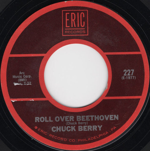 Chuck Berry : Roll Over Beethoven / Maybellene (7", Mono, Styrene)