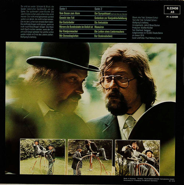 Schobert & Black : Radschläge (LP, Album)