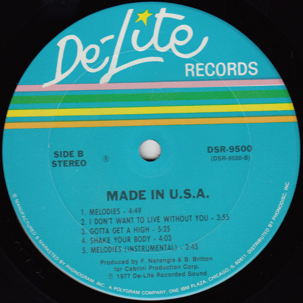 Made In USA : Made In USA (LP, Album, Ter)