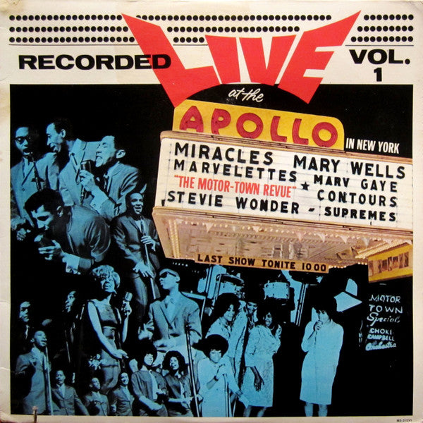 Various : The Motor-Town Revue Vol. 1 - Recorded Live At The Apollo (LP, Comp, RE)