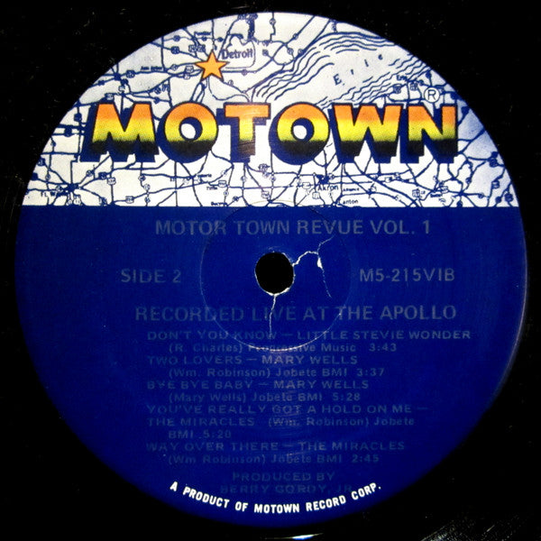 Various : The Motor-Town Revue Vol. 1 - Recorded Live At The Apollo (LP, Comp, RE)
