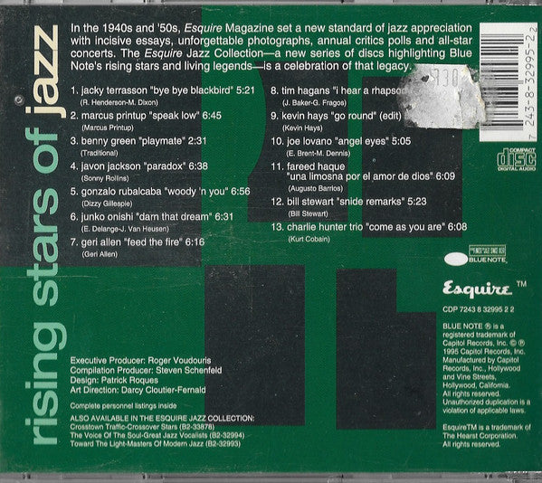 Various : Rising Stars Of Jazz - Breakthrough! (CD, Album, Comp)