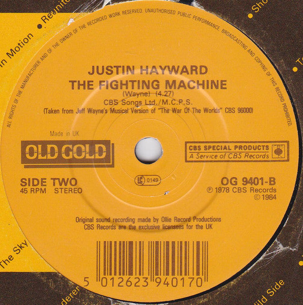 Justin Hayward : Forever Autumn (7", Single)