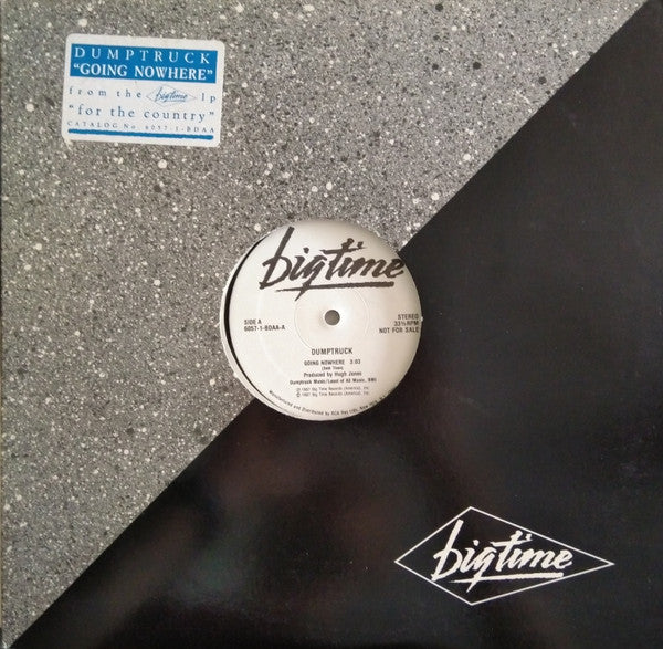 Dumptruck : Going Nowhere (12", Single, Promo)