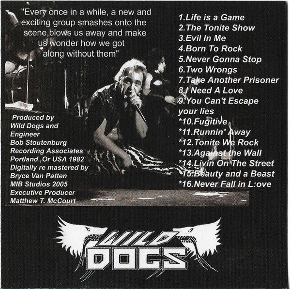 Wild Dogs : Wild Dogs (CD, Album, RE, RM)