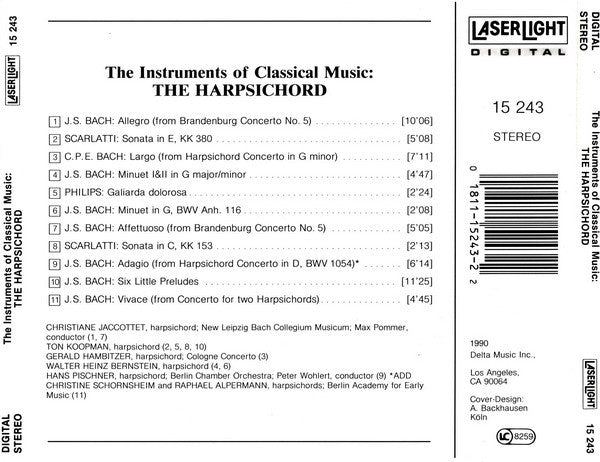 Various : The Harpsichord (CD, Comp)