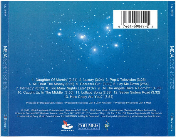 Meja : Seven Sisters (CD, Album)