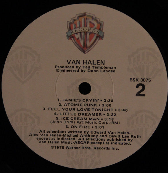 Van Halen : Van Halen (LP, Album, RE)