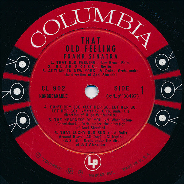 Frank Sinatra : That Old Feeling (LP, Comp, Mono)