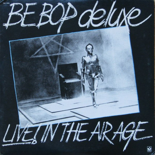 Be Bop Deluxe : Live! In The Air Age (LP, Album, Whi + 12", EP, Jac)